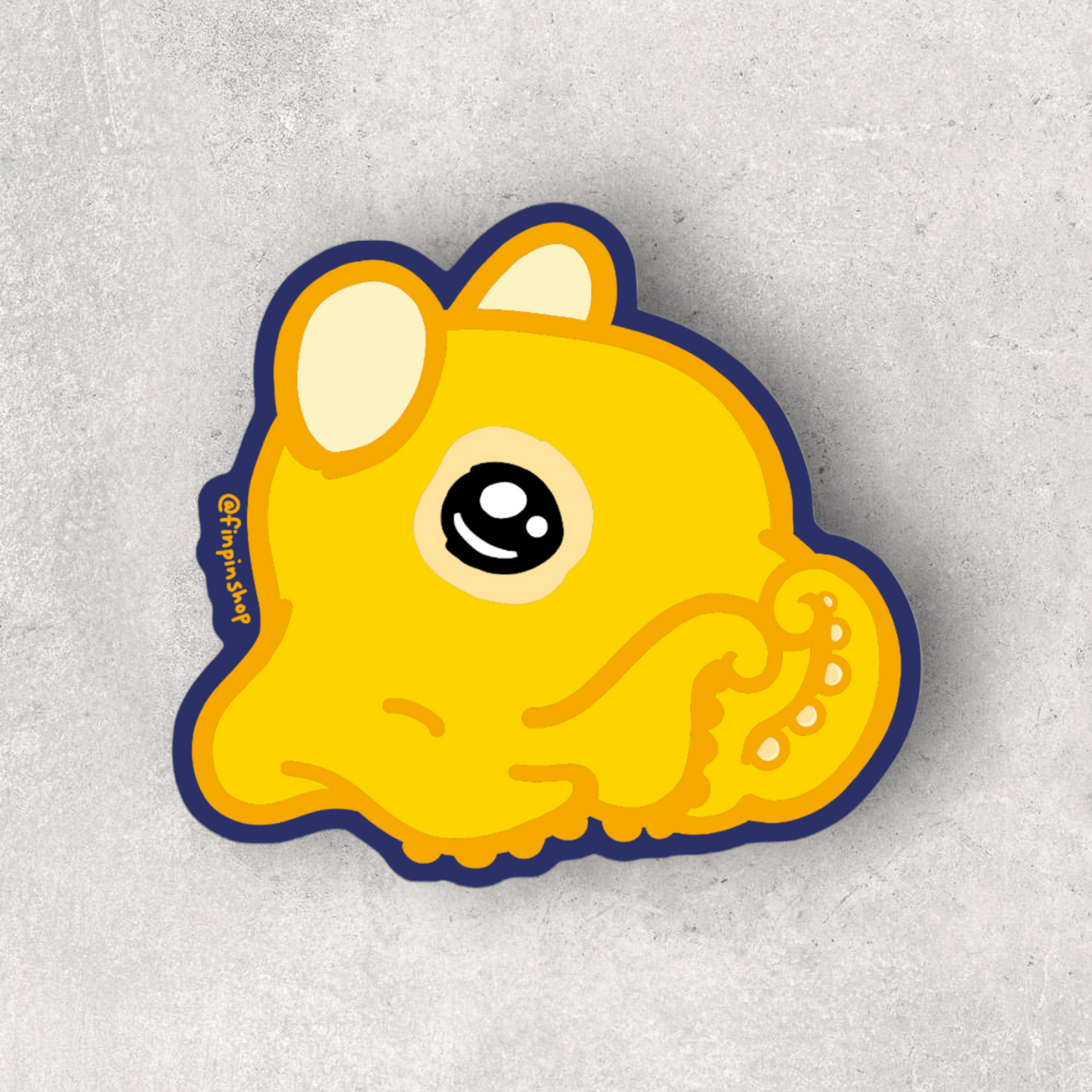 Flapjack octopus sticker