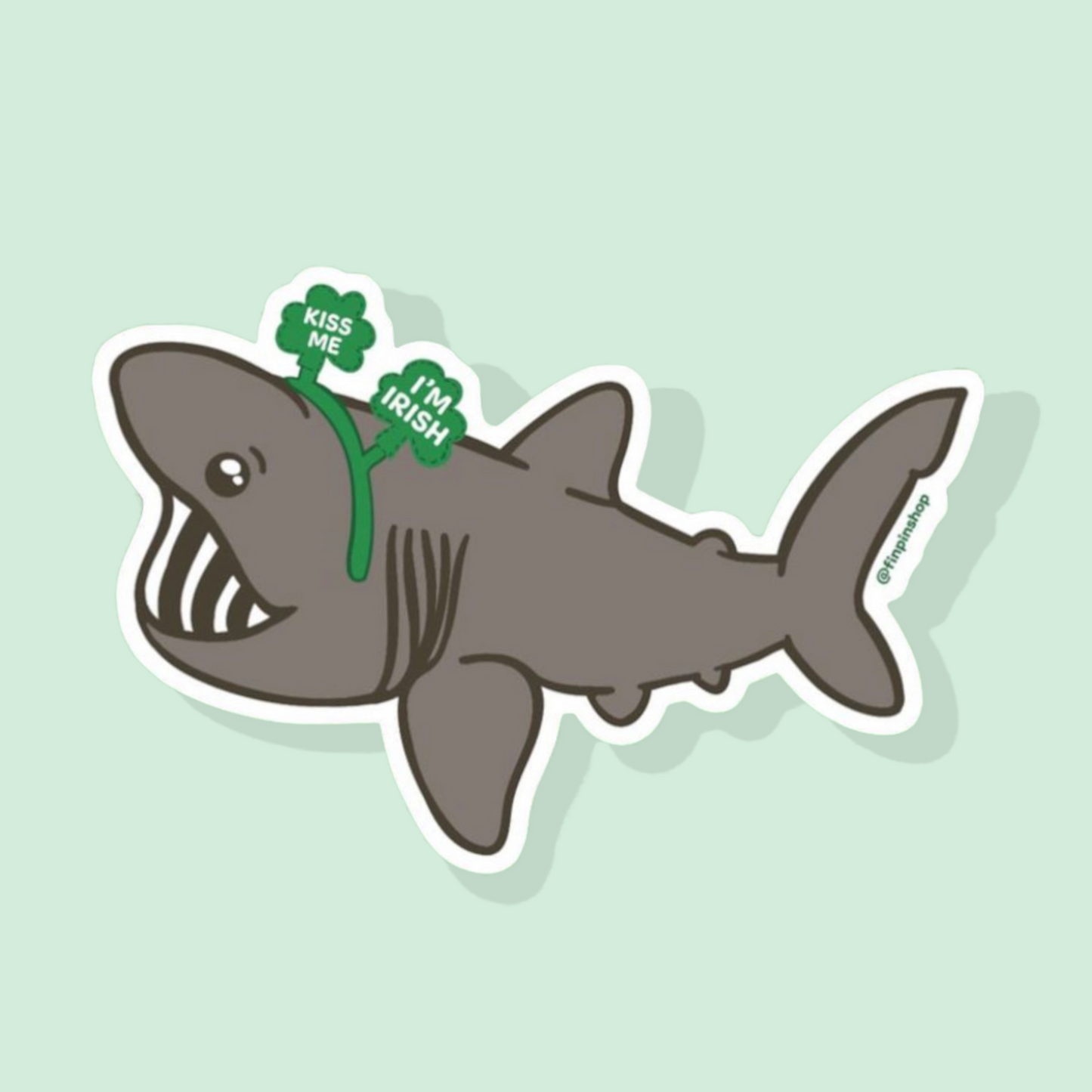 march basking shark patreon sticker