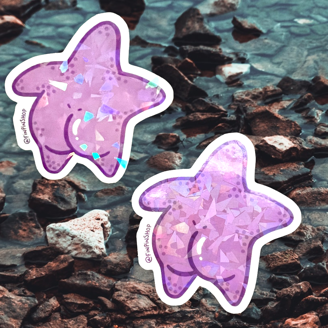 Sea Star (starfish) Booty Sticker