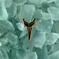 shark tooth i enamel pins • donation to saving the blue sand tiger shark tooth (1 pin)
