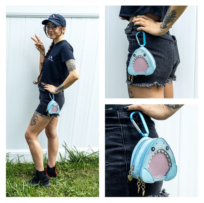 Fin Palz mini ITA bag shark keychain