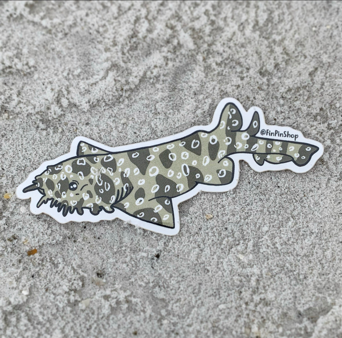 wobbegong shark sticker