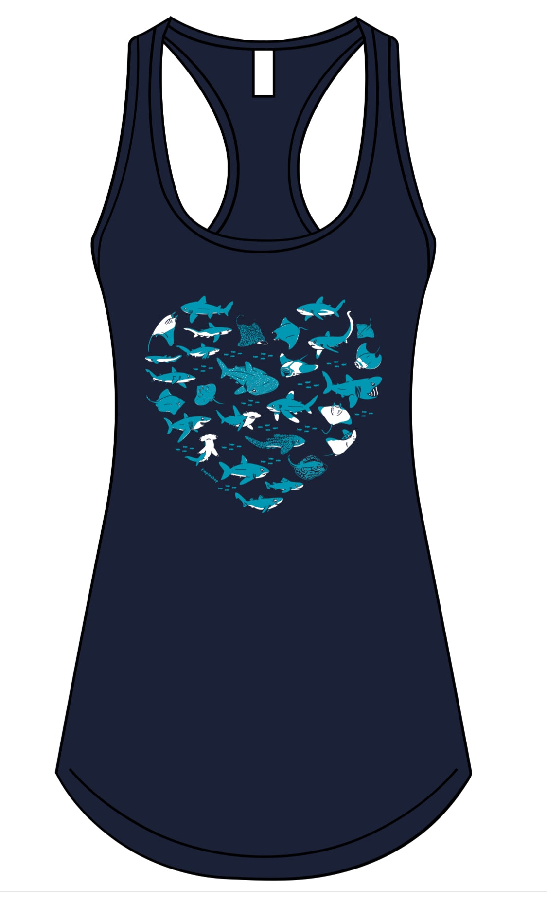 sharks and rays heart tank