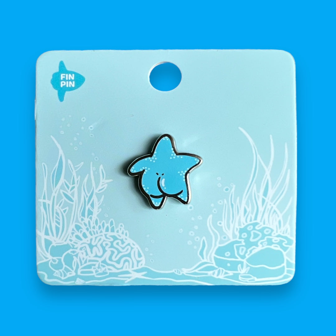Sea star (starfish) booty pin