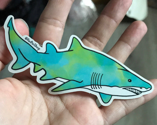 sand tiger shark sticker
