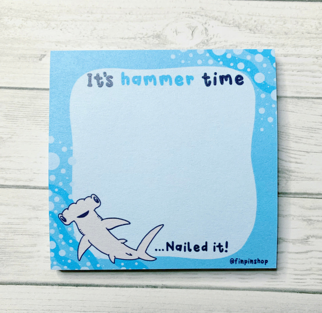 it’s hammer time shark • sticky notes!