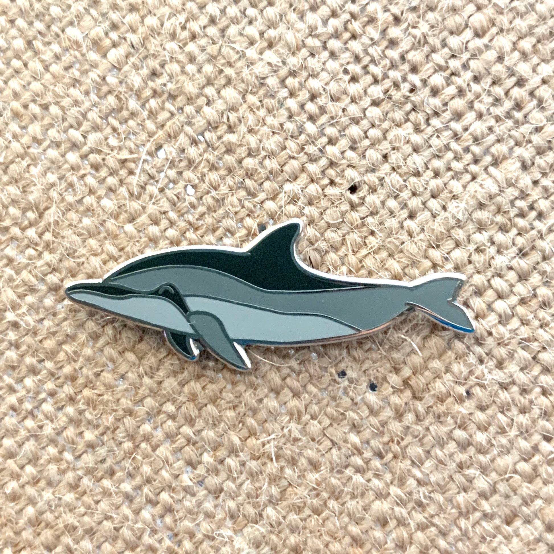 spinner dolphin cetacean pin