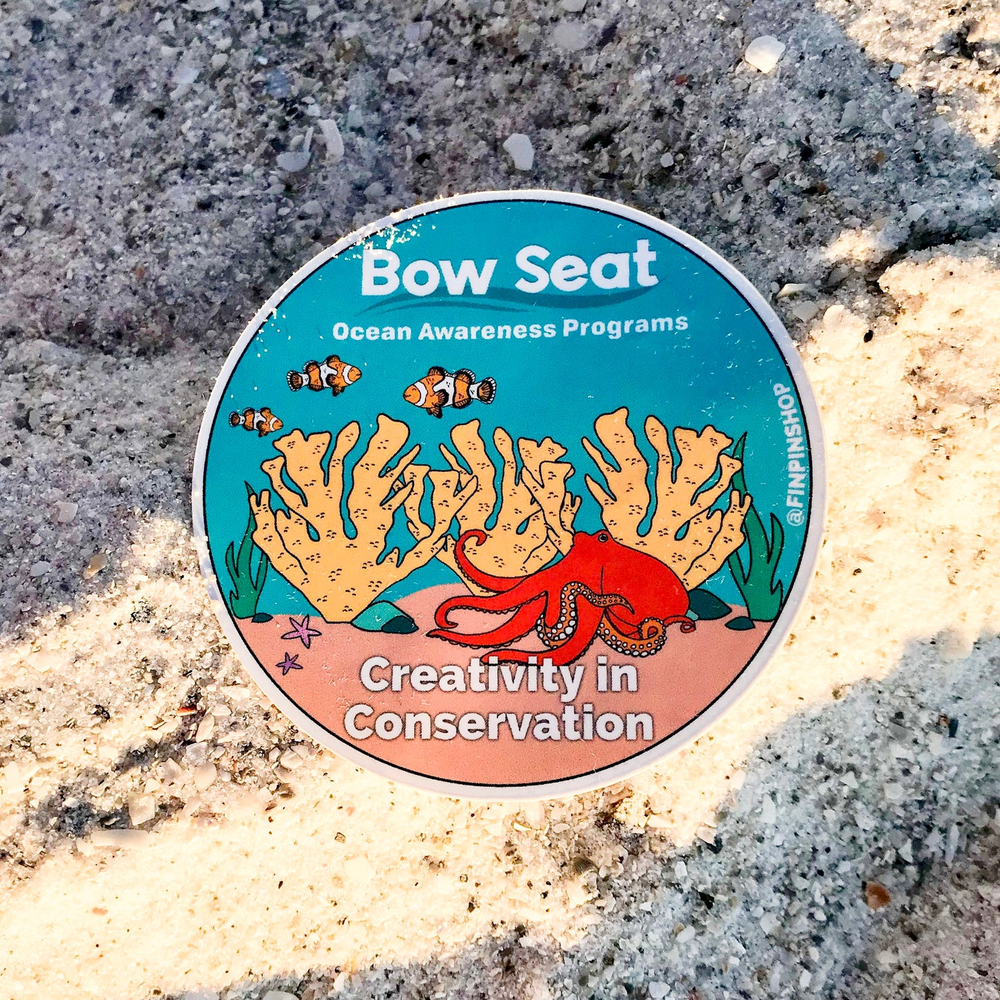 bow seat ocean awareness programs sticker • donation item